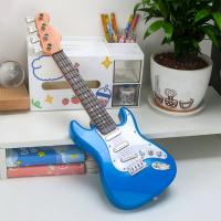 Guitarra eléctrica de 17 pulgadas para niños, instrumento Musical de 4 cuerdas, portátil, B - details 11