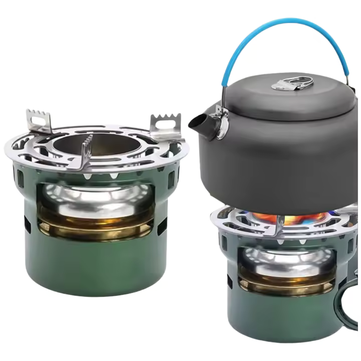 Estufa de Camping Portátil Mini Parrilla para Barbacoa al Aire Libre Accesorios de Cocina de Camping para Senderismo - 1