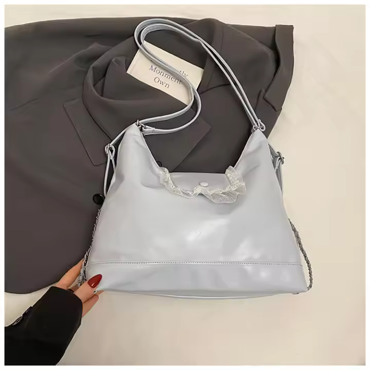 Bolso informal de gran capacidad para mujer, bolso de hombro de lujo a la moda, novedad de primavera 2025 - 1