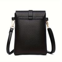 Bolso Cruzado para Hombres Versátil Bolso de Hombro Sencillo de Color Sólido con Tapa - details 1
