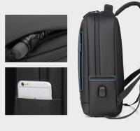 Mochila impermeable multifuncional para hombre, bolsa para ordenador de negocios, USB, gran capacidad - details 2