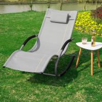 jardín Mecedora con reposapiés Tumbona ergonómica Negro OGS28-SCHx2 ES - details 100