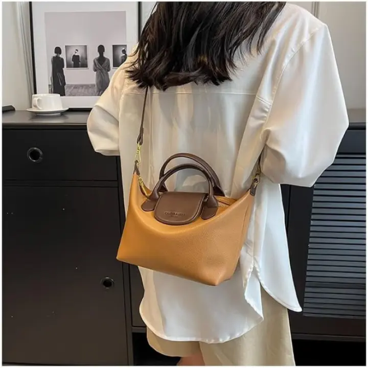 Bolsos cruzados pequeños de cuero vegano de moda para mujer, bolsos de mano casuales mini, bolsos de hombro - 1