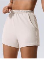 Experimente la comodidad de nuestro conjunto de Yoga sin costuras, Sujetador deportivo de cuello alto y Leggings cómodos y transpirables, Noble Simple - details 3