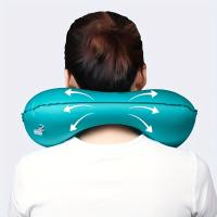 1pc de Almohada de Cuello Inflable Ultra-Ligera Portátil, Almohada Cervical Automática de Forma de U, Adecuada para Viajes, Hogar, Oficina y Uso en Coche. - details 1