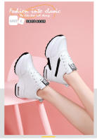 Zapatillas Blancas de Cuero Aumento Interior para Mujeres Tamaño Grande Absorción de Golpes - details 13