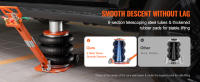 SucceBuy Gato neumático, elevación neumática 1-6S con columna elevada, mango ajustable, compacto y que ahorra espacio, almohadilla de goma gruesa, se adapta a sedán, SUV, camioneta - details 2
