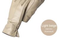 Guantes de piel de oveja para mujer, manoplas cortas de terciopelo fino para pantalla táctil, de cuero, de buena calidad, para invierno, 2226 - details 139
