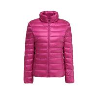 Abrigo de Pato de Tamaño Grande para Mujer Plue 6xl 7XL Ultra Ligero de Plumas Abrigo de Piel con Cierre de Cremallera Para Primavera/Verano Hecho de Nylon y Poliéster - details 6
