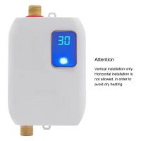 Calentador de agua instantáneo eléctrico portátil, 3500W, con protección contra sobrecalentamiento, para cocina, baño, enchufe europeo - details 1