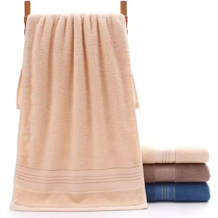 Toalla de Algodón Grueso de 32 Hilos Absorbente de Humedad, Suave para la Piel, Transpirable - 1