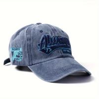 6 gorras de béisbol "SIEMPRE" - Algodón transpirable, ajuste ajustable, elegantes sombreros para el sol en colores surtidos para senderismo y viajes - details 7