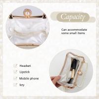 Bolso de mano de cena de perlas para mujer, bolso de mano con cuentas de cristal, adecuado para bodas, novias, fiestas, bailes - details 3