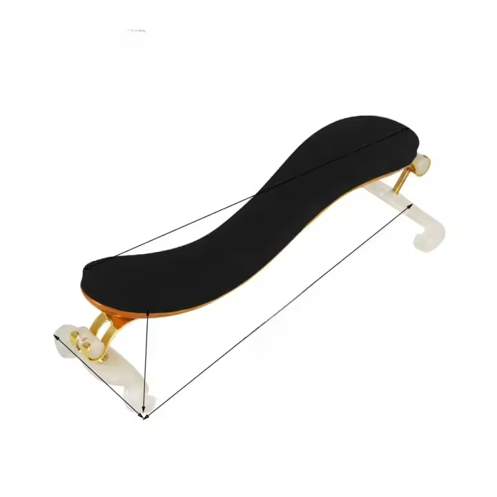 M MBAT Almohadilla De Hombro Para Violín De Madera Sólida Con Espuma Cómoda Accesorios Para Instrumentos De Cuerda Tamaños 1/2 4/4 - 1