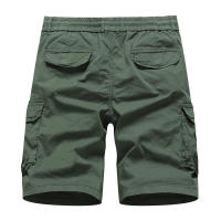 Pantalones Cargo de Algodón 100% para Hombres Cintura Elástica, Múltiples Bolsillos, Estilo Táctico Militar de Verano - details 2