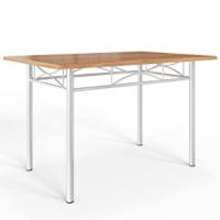 Juego de comedor mesa y 4 sillas roble oscuro grupo de cocina set de comedor mueble salon mobiliario