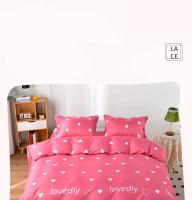 Cubierta de Edredón Floral Engrosada Tamaño Completo Queen Doble Individual con Borlas Rosa Flores Tapado para Cama Doble Sin Funda de Almohada y Sábana - details 0