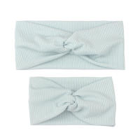 Headband Elástico De Color Sólido Para Niñas Pañalera De Algodón Unisex Accesorios De Moda Para Madres E Hijos Conjunto De Cabello Lindo Y Práctico - details 4