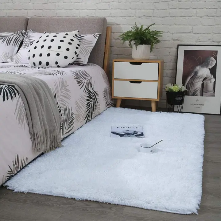 Alfombra Moderna Suave y Cómoda Antideslizante, Adecuada para Sala de Estar, Dormitorio, Estudio - 1