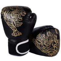 1-5 pares, venta al por mayor, guantes de boxeo para adultos y niños, guantes de combate MMA de cuero PU transpirables, guantes tailandeses para entrenamiento de boxeo para niños - details 0