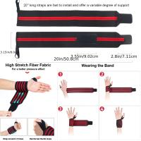 1 Par De Pulseras De Muñeca Para Levantamiento De Pesas Y Entrenamiento Cruzado, Pulgar Acolchado, Correa De Muñeca, Soporte - details 1