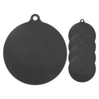Alfombrilla protectora de inducción eléctrica, antideslizante almohadilla de silicona, cubierta protectora contra arañazos, alfombrilla con aislamiento térmico, color negro, paquete de 5 unidades - details 2