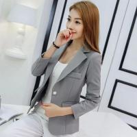 Blazer Elegante para Mujer Traje de Oficina Formal de Talla Delgada Chaqueta con Bolsillos - details 10