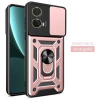 Compatible con teléfono Motorola Moto G85 con funda protectora con soporte y cubierta de lente deslizante - details 3