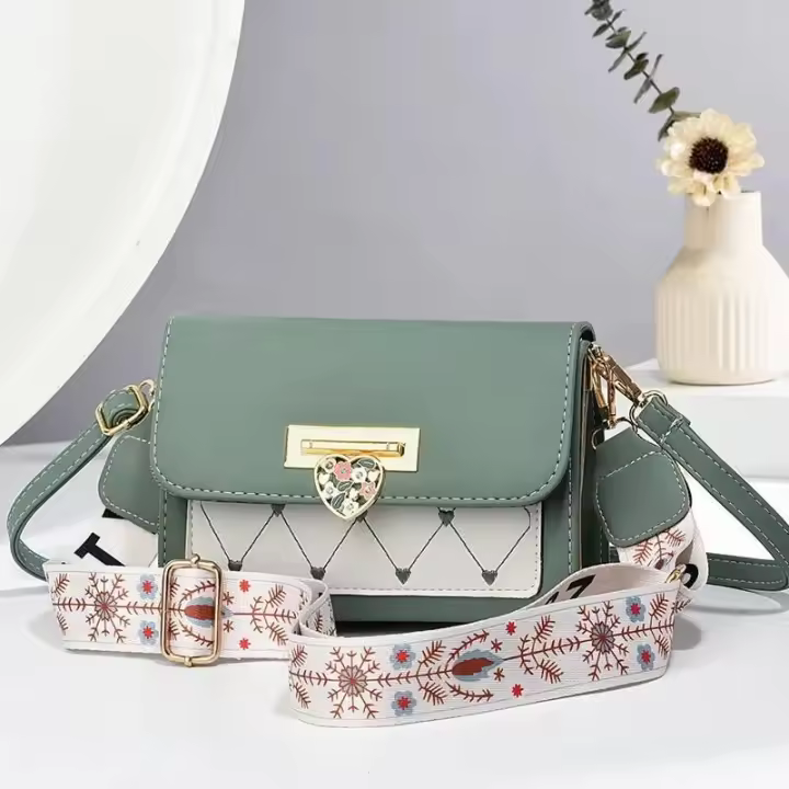Bandolera de estilo extranjero a la moda, cadena de hombro versátil y bonita, bolso informal sencillo para mujer, mochila de lujo de alta gama - 1
