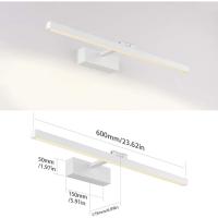 Lampara Baño Luz Led 60cm, 18W 1170 Lumen, Impermeable, Aplique Moderno, Blanco Cálido 3000K - details 46