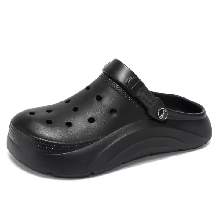 Agujero zapatos de los hombres de verano nuevo desgaste sandalias deportes zapatos de playa sandalias de los hombres de un pie medio bolsa de apoyo cabeza - 1