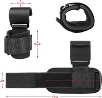 Ganchoas de asistencia para hacer pull up with bar horizantal y protección para las manos para hombre y mujer - details 5