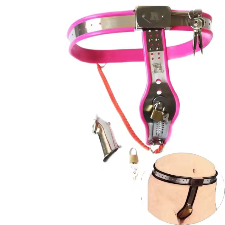 Arnés de castidad con cinturón de acero inoxidable para hombre, lencería sexy, fetiche, BDSM, bondage, herramienta sexual para hombres mayores de 18 años. - 1