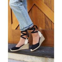 Sandalias de tacón de cuña de verano para mujer - details 1