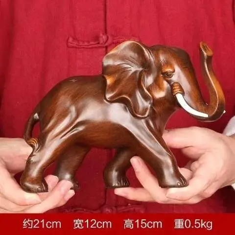 Adornos de elefante de resina, artesanías hechas a mano, decoración del hogar, sala de estar y oficina, estatua de Animal, regalo de alta calidad, nuevo - 1