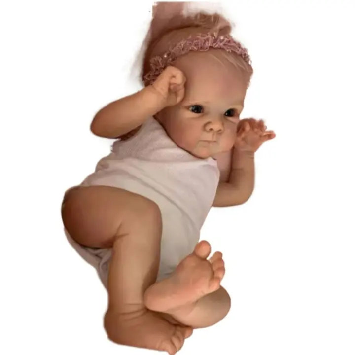 Muñeca De Bebé Reborn Realista De 50 CM Con Piel Pintada En 3D - 1