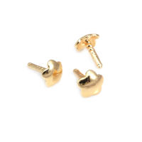 3MM 3.5MM 4MM Latón Color Oro 18K Sólido Hueco Tapas de Cierre con Orificios para Perlas, Suministros para Fabricación de Joyería, Accesorios - details 5