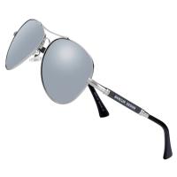 Gafas de sol de aleación polarizadas con gradiente para hombre y mujer, gafas de sol de piloto, gafas de sol con espejo - details 22