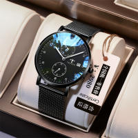 Moda tendencia casual hombre reloj deportivo luminoso reloj impermeable - details 1