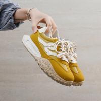 Zapatos de entrenamiento alemanes con suela de plataforma para mujer 2025 primavera nuevo color a juego Forrest Gump zapatos casual versátil antideslizante correr deportes papá zapatos - details 2