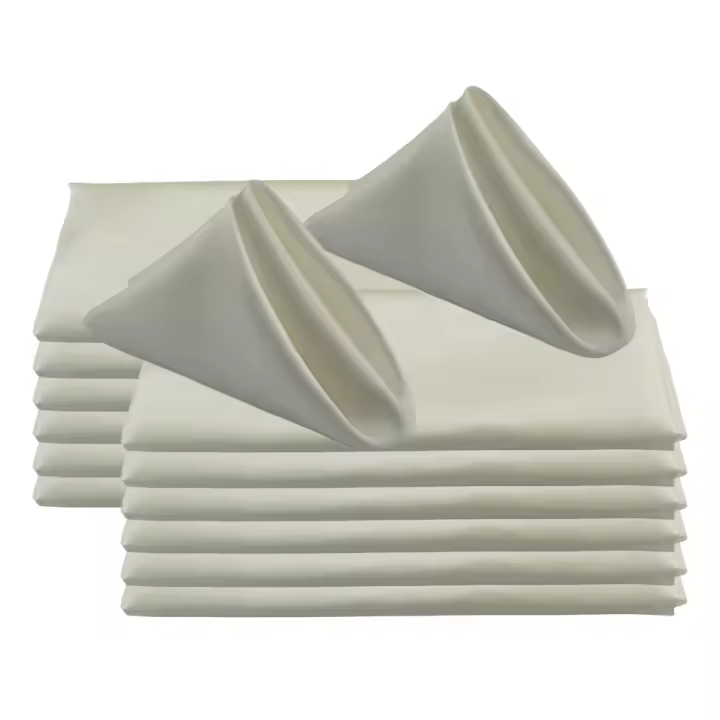 60 piezas de tela suave para restaurante, cena, café, té, toallas de 50x50cm, servilleta de satén para decoración de fiesta de cumpleaños y boda, servilletas de Navidad - 1