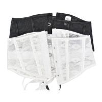 Ropa Interior de Malla para Moldear el Abdomen Postparto Cinturón de Entrenamiento con Encaje Floral para Adelgazar la Cintura - details 3