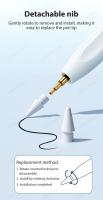 Apple Pencil iPad Pro 13 12,9 11 6th 2024 Air 5 4 3 m2 M4 Mini 6 10 9 7 8th 9th 10th Tablet bolígrafos ópticos - details 2