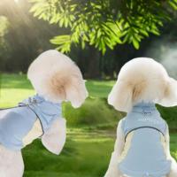Thin Dog Cooling Vest Clashing Color Breathable Dog Sun Protection Clothes with D Ring Reflective Pet Mesh Vest Cats - details 6