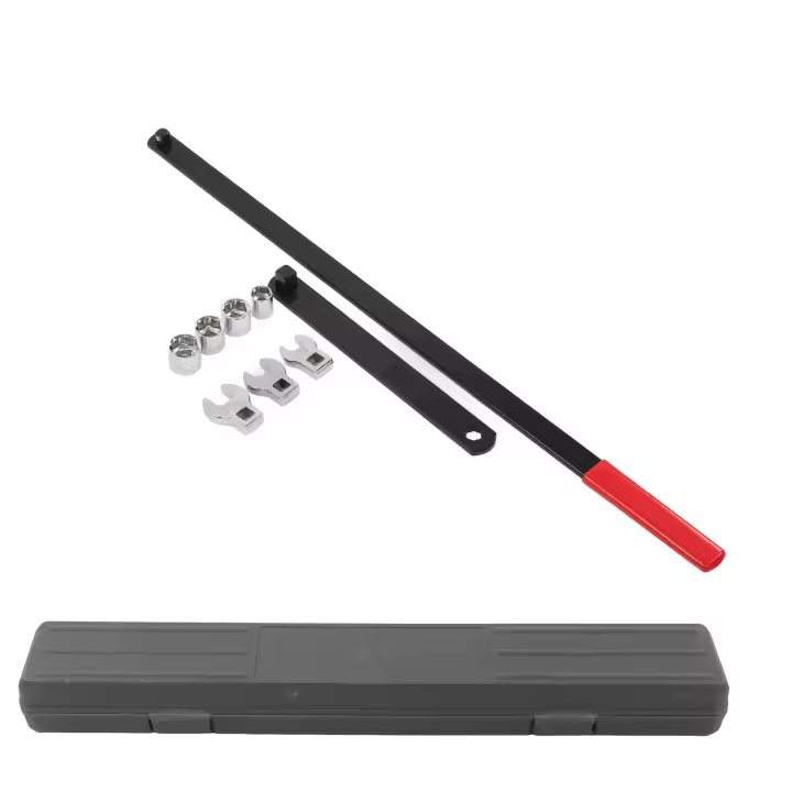 10 unids/set de herramientas tensoras de correa serpentina de trinquete, llave de tubo con mango de transmisión, herramientas universales de reparación de automóviles - 1