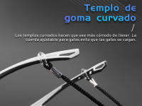 Gafas De Sol Deportivas Kapvoe 2023 para Ciclismo y Correr con Lentes Polarizadas Protección UV Material del Marco TR - details 5
