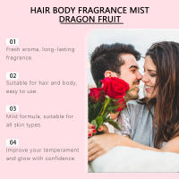 Dragon Fruit Body Hair Flower Fragancia Fresco Natural Suave Hombres Y Mujeres Eau De Toilette Spray - details 4
