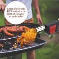 Barbacoa eléctrica para acampar al aire libre, picnic, ventilador portátil, parrilla, accesorios de cocina para barbacoa - details 4