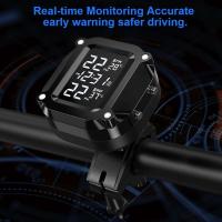 Sensores TPMS de carga Solar para motocicleta, sistema de alarma de temperatura de neumáticos para monitoreo de presión de neumáticos de motocicleta - details 24
