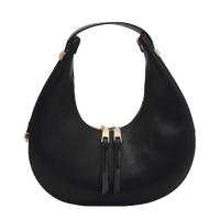 Bolso tote de moda para mujeres Bolso de lujo de medio cuarto Luna bolso de hombro de marca para damas Bolso de axila de cuero PU y monedero - details 34